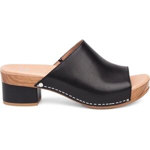 Dansko Maci Sandals Size 37 US 6.5 Black 2” Black